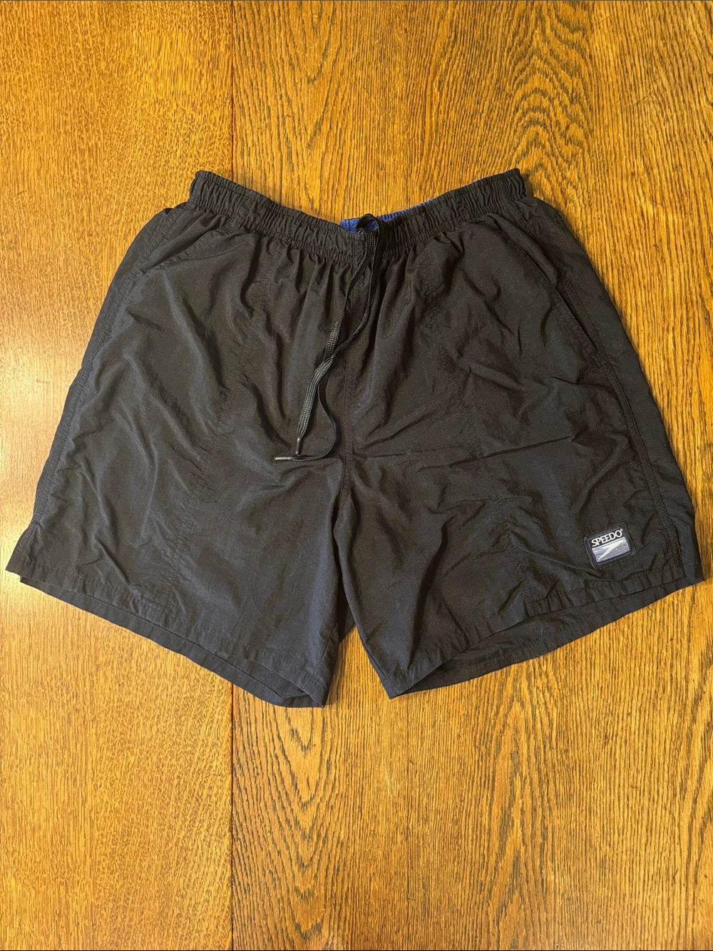 Speedo Black Men's Swim Trunks, M